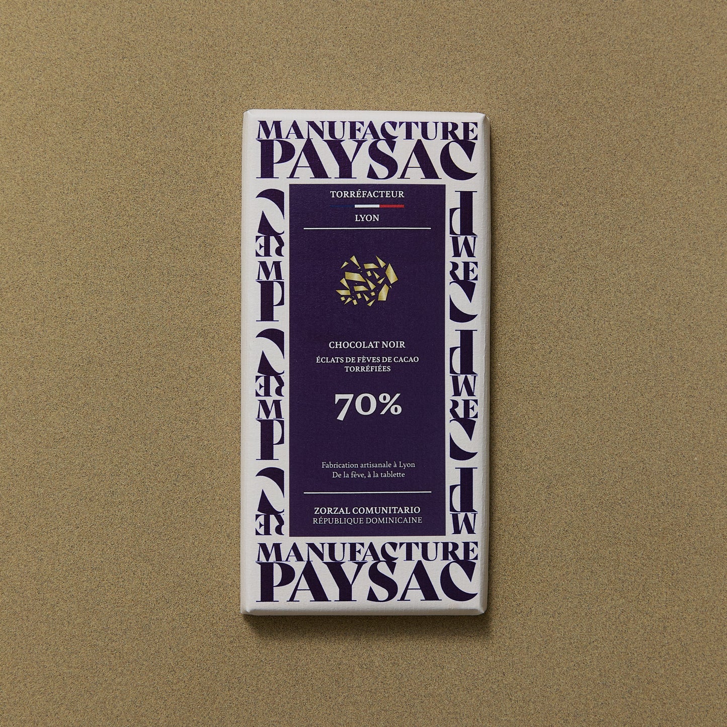Tablette - Noir 70% - Zorzal - éclats de fèves de cacao