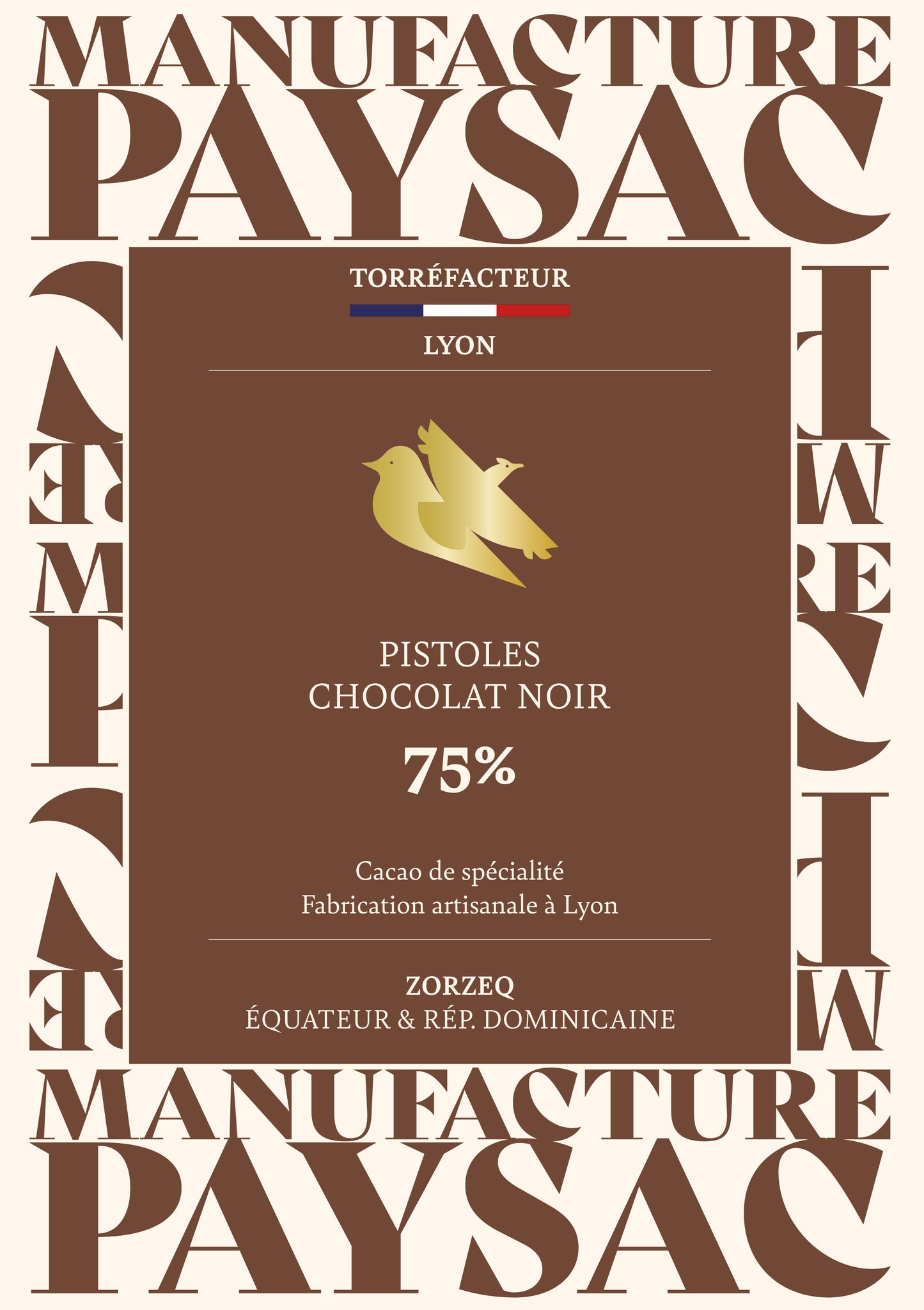 Pistoles - Noir 75% - Zorzeq