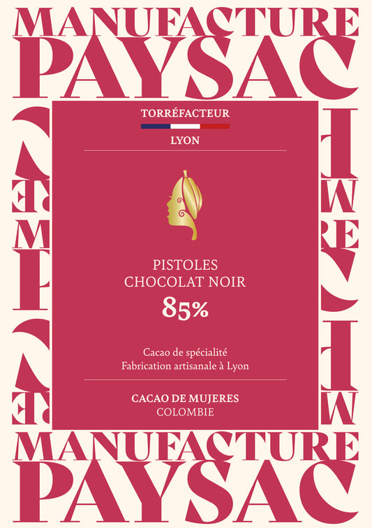 Pistoles - Noir 85% - Cacao de Mujeres